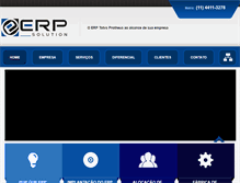 Tablet Screenshot of erpsolution.com.br